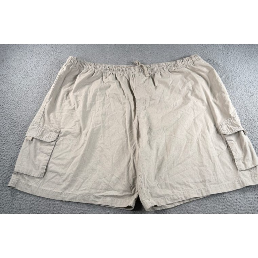 Big Dogs Ripstop Cargo Shorts Mens 3x 3XL XXXL Khaki Stretch Waist Y2K VTG